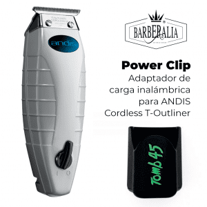 Adaptador de carga inalámbrica Power Clip Tomb45 para Andis Cordless T-Outliner